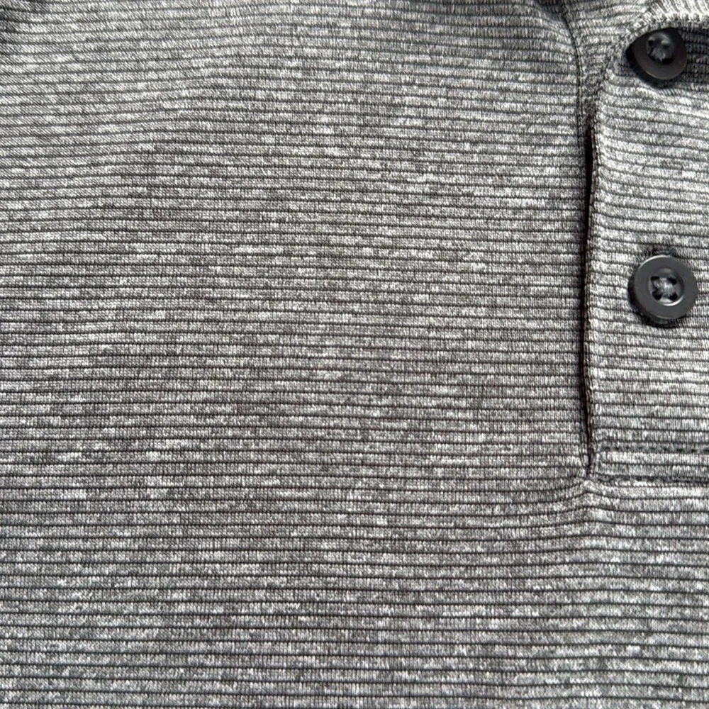 Boys XL Champion Black & Grey Breathable Polo Shirt